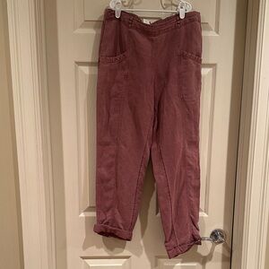 C&C California Dusty Rose Relaxed Cotton Joggers